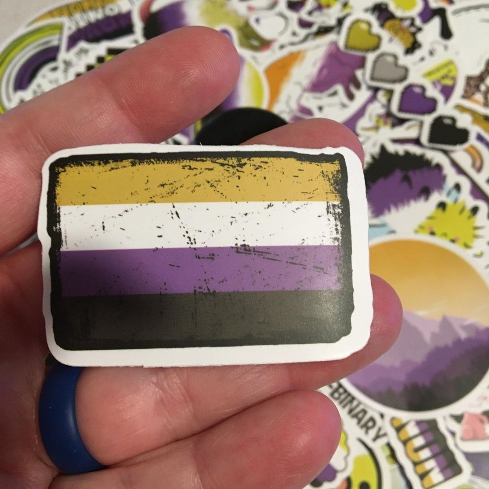 25 pc Non Binary Mystery Sticker Set
